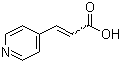 structure of CAS# 5337-79-1, 4-Pyridineacrylic acid