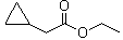 Cyclopropaneacetic acid ethyl ester molecular structure (CAS 53432-87-4)