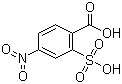 2-羧基-5-硝基苯磺酸钾分子结构 (CAS 5344-48-9)