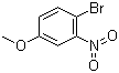 structure of CAS# 5344-78-5, 4-Bromo-3-nitroanisole