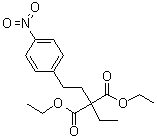 乙基[2-(4-硝基苯基)乙基]丙二酸二乙酯分子结构 (CAS 5345-35-7)