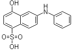 CAS 登录号：5345-77-7, 4-羟基-6-(苯基氨基)-1-萘磺酸