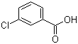 structure of CAS# 535-80-8, 3-Chlorobenzoic acid