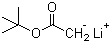 锂代乙酸叔丁酯分子结构 (CAS 53503-61-0)