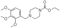 4-[(2,3,4-Trimethoxyphenyl)methyl]-1-piperazinecarboxylic acid ethyl ester molecular structure (CAS 53531-01-4)