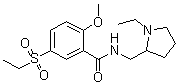 structure of CAS# 53583-79-2, Sultopride