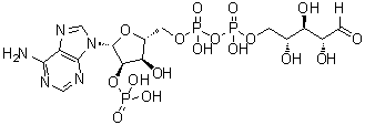 Phosphoadenosine diphosphoribose molecular structure (CAS 53595-18-9)