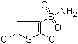structure of CAS# 53595-68-9, 2,5-Dichlorothiophene-3-sulfonamide