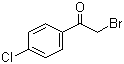 2-溴-4'-氯苯乙酮分子结构 (CAS 536-38-9)