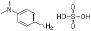 structure of CAS# 536-47-0, N,N-Dimethyl-1,4-phenylenediamine sulfate