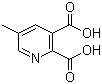 5-Methylpyridine-2,3-dicarboxylic acid molecular structure (CAS 53636-65-0)