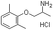 structure of CAS# 5370-01-4, Mexiletine hydrochloride