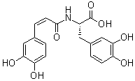 CAS # 53755-03-6, cis-Clovamide, N-[(2Z)-3-(3,4-Dihydroxyphenyl)-1-oxo-2-propen-1-yl]-3-hydroxy-L-lyrosine