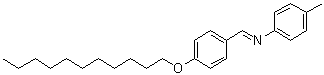 4-Methyl-N-[[4-(undecyloxy)phenyl]methylene]benzenamine molecular structure (CAS 53789-78-9)
