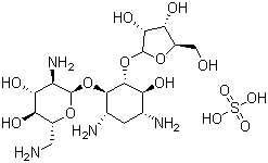 硫酸核糖霉素分子结构 (CAS 53797-35-6)