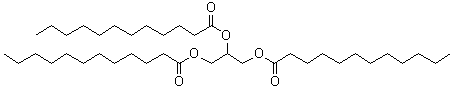 structure of CAS# 538-24-9, Glycerol trilaurate