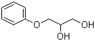 3-苯氧基-1,2-丙二醇分子结构 (CAS 538-43-2)