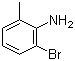 2-溴-6-甲基苯胺分子结构 (CAS 53848-17-2)