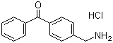 4-Benzoylbenzylamine hydrochloride molecular structure (CAS 53868-45-4)