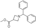 Methyl 1-(diphenylmethyl)azetidine-3-carboxylate molecular structure (CAS 53871-06-0)