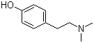 structure of CAS# 539-15-1, Hordenine