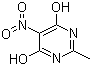 structure of CAS# 53925-27-2, 2-Methyl-5-nitro-4,6-pyrimidinediol