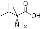 (R)-2-氨基-2,3-二甲基丁酸分子结构 (CAS 53940-82-2)