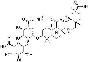 structure of CAS# 53956-04-0, Glycyrrhizic acid ammonium salt