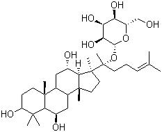 人参皂苷 F1分子结构 (CAS 53963-43-2)
