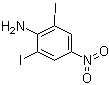 structure of CAS# 5398-27-6, 2,6-Diiodo-4-nitroaniline