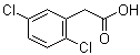 2,5-二氯苯乙酸分子结构 (CAS 5398-79-8)