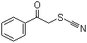 Phenacyl thiocyanate molecular structure (CAS 5399-30-4)