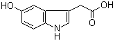 structure of CAS# 54-16-0, 5-Hydroxyindoleacetic acid
