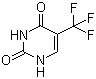 5-三氟甲基尿嘧啶分子结构 (CAS 54-20-6)