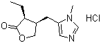 盐酸毛果芸香碱分子结构 (CAS 54-71-7)