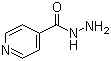 Isoniazid molecular structure (CAS 54-85-3)