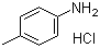 structure of CAS# 540-23-8, 4-Methylaniline hydrochloride