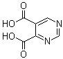 structure of CAS# 54001-63-7, 4,5-Pyrimidinedicarboxylic acid