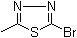 2-Bromo-5-methyl-1,3,4-thiadiazole molecular structure (CAS 54044-79-0)