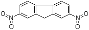 structure of CAS# 5405-53-8, 2,7-Dinitrofluorene