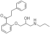 structure of CAS# 54063-53-5, Propafenone