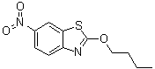 2-Butoxy-6-nitrobenzothiazole molecular structure (CAS 5407-58-9)