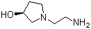 structure of CAS# 540787-75-5, (3S)-1-(2-Aminoethyl)-3-pyrrolidinol
