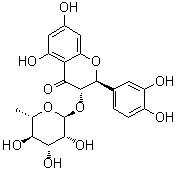 CAS # 54081-47-9, Neosmitilbin, (2S,3S)-3-[(6-Deoxy-alpha-L-mannopyranosyl)oxy]-2-(3,4-dihydroxyphenyl)-2,3-dihydro-5,7-dihydroxy-4H-1-benzopyran-4-one, (-)-(2S,3S)-Dihydroquercetin 3-O-alpha-L-rhamnoside, (2S,3S)-Astilbin