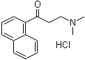 3-Dimethylamino-1-(naphthalen-1-yl)propan-1-one hydrochloride molecular structure (CAS 5409-58-5)