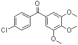 4-Chloro-3',4',5'-trimethoxybenzophenone molecular structure (CAS 54094-07-4)
