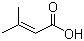 3,3-二甲基丙烯酸分子结构 (CAS 541-47-9)
