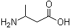 structure of CAS# 541-48-0, DL-3-Aminobutanoic acid