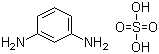 1,3-苯二胺硫酸盐分子结构 (CAS 541-70-8)