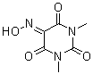 CAS # 5417-13-0, 1,3-Dimethyl-2,4,5,6(1H,3H)-pyrimidinetetrone 5-oxime, 1,3-Dimethylvioluric acid, Dimethylvioluric acid, NSC 14273, NSC 7370